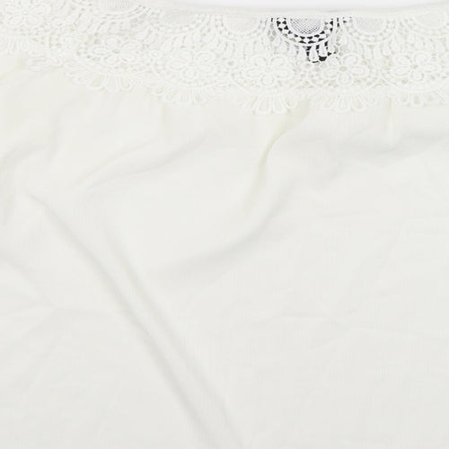 New Look Womens White   Basic Blouse Size 10