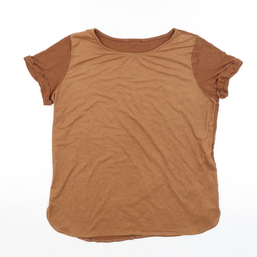 Atmosphere Womens Brown   Basic T-Shirt Size 10