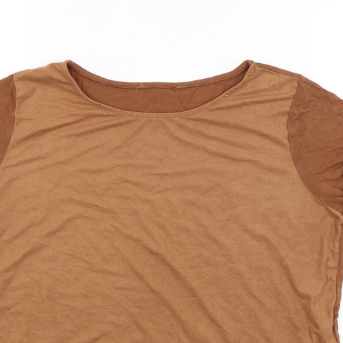 Atmosphere Womens Brown   Basic T-Shirt Size 10