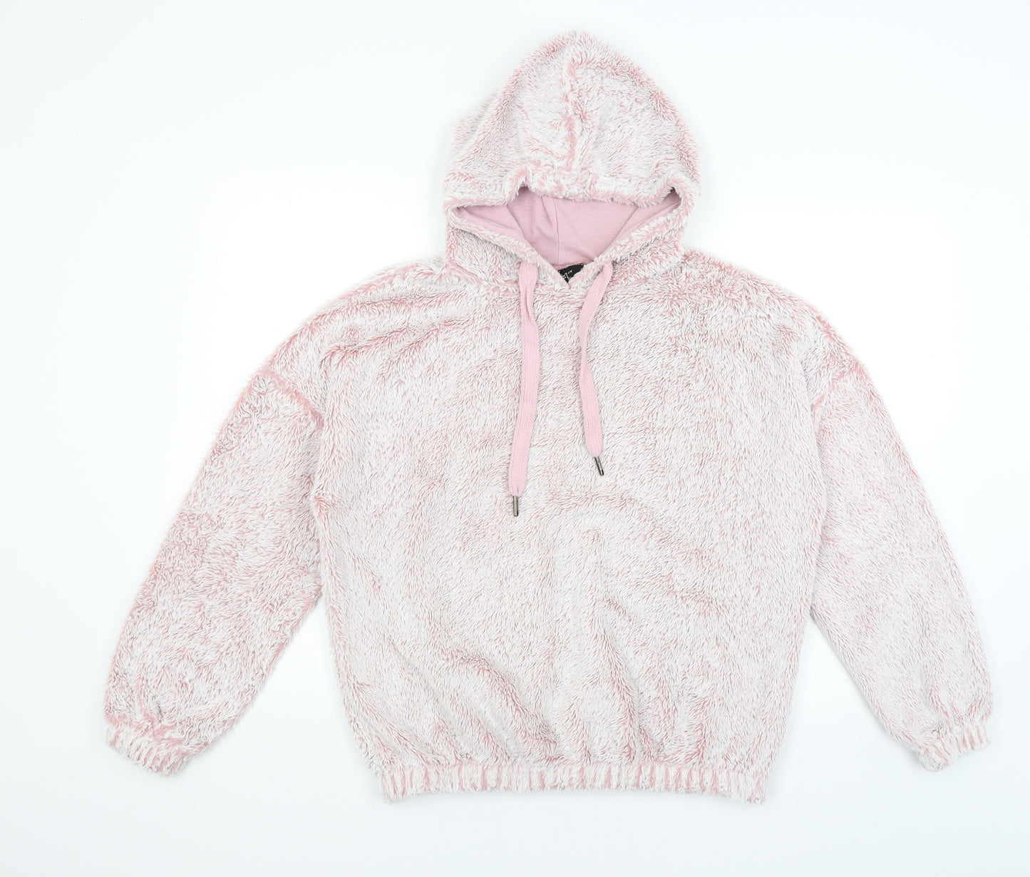 New Look Womens Pink   Pullover Hoodie Size M