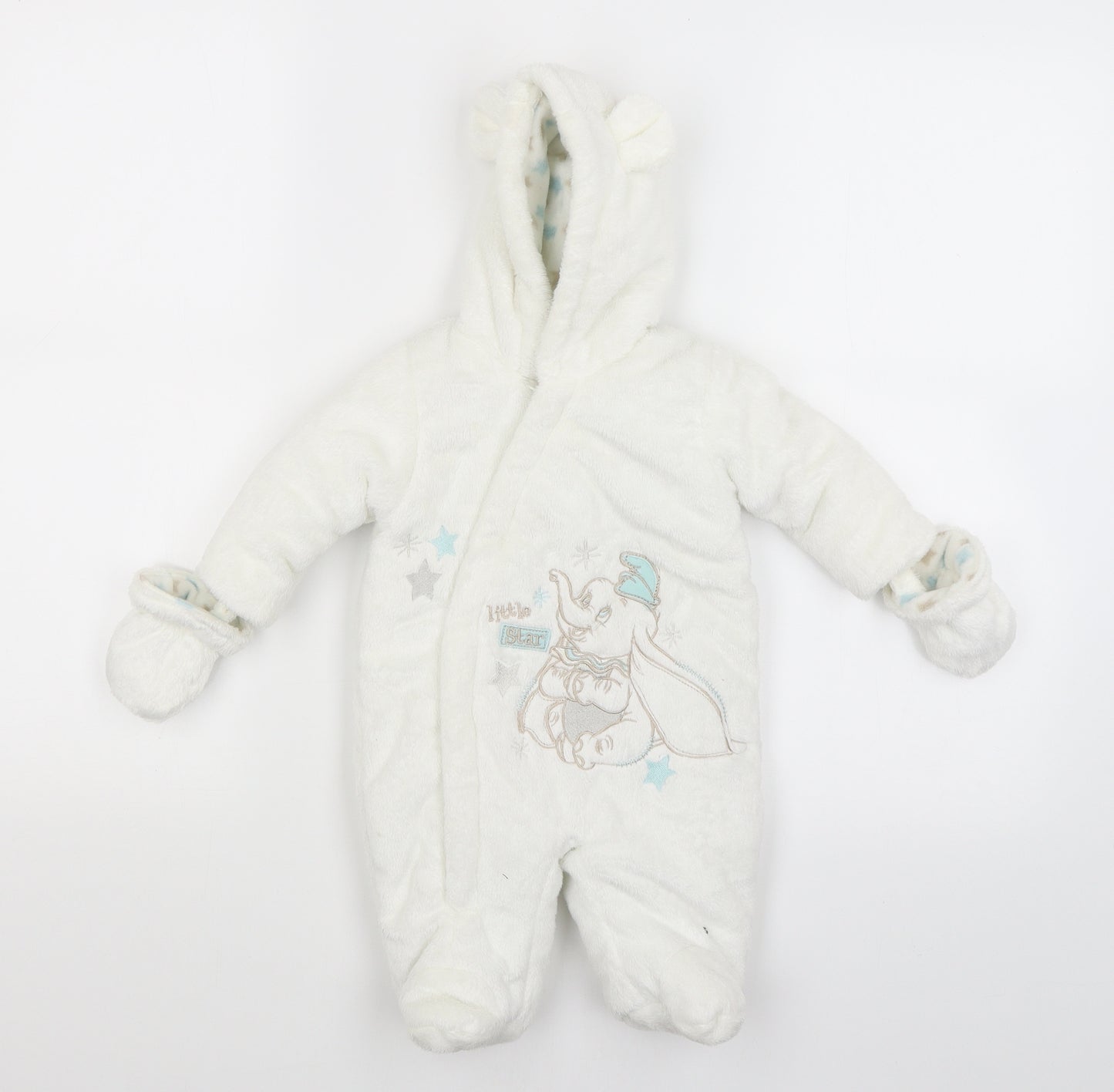 Disney Baby White   Romper One-Piece Size Newborn  - Dumbo