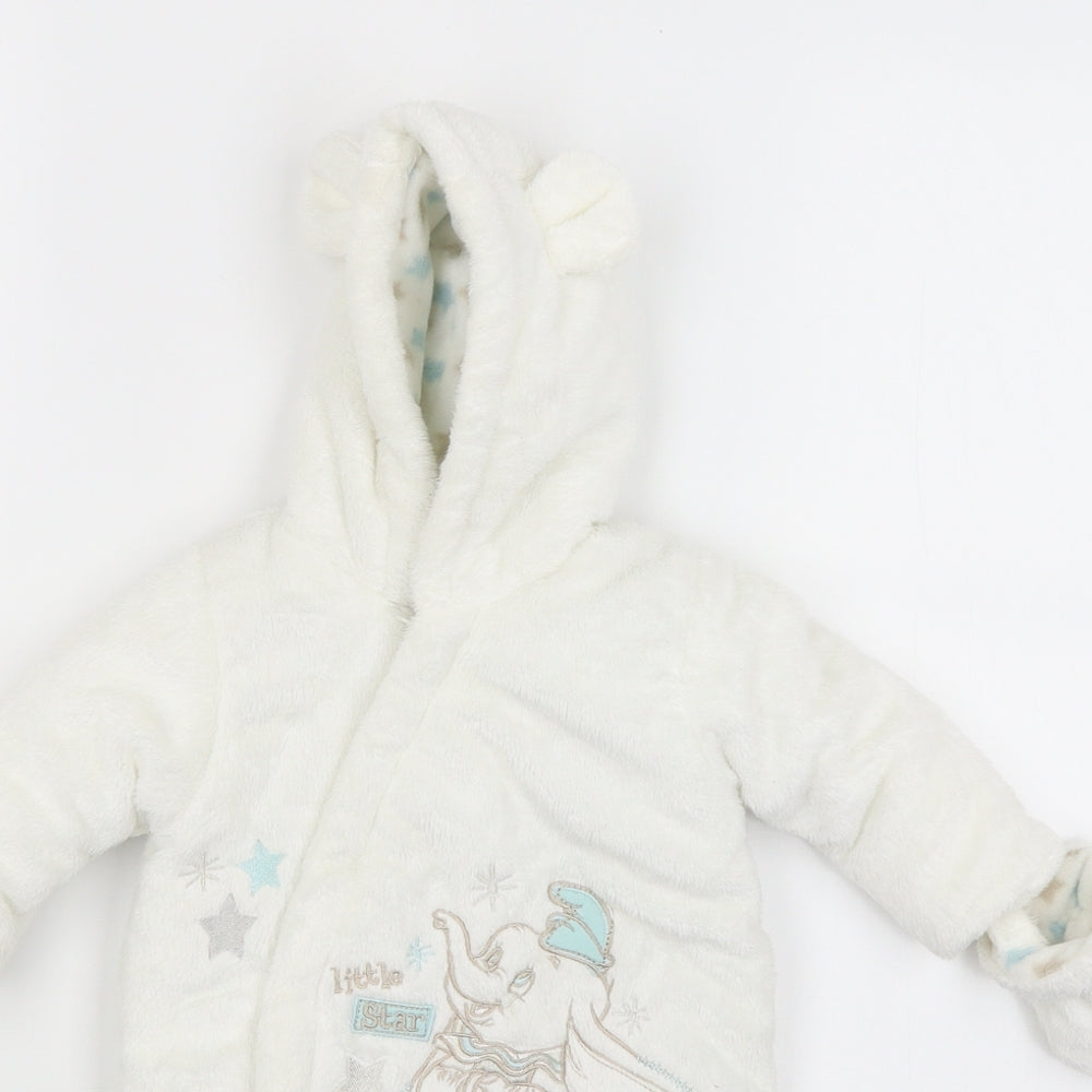 Disney Baby White   Romper One-Piece Size Newborn  - Dumbo