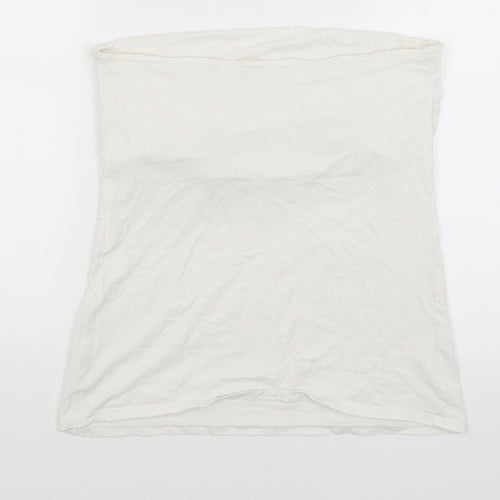 Papaya Womens White   Basic T-Shirt Size 16