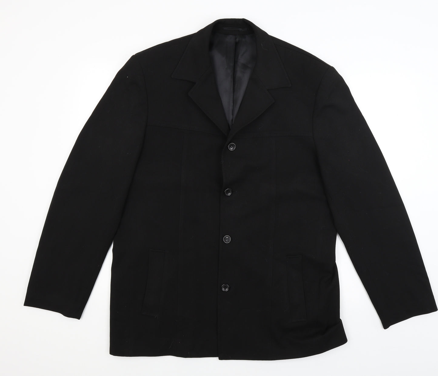Copperstone Mens Black   Jacket Blazer Size L