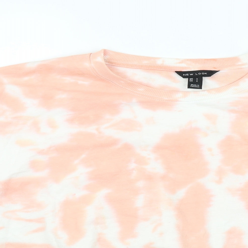 New Look Womens Orange   Pullover Sweatshirt Size L