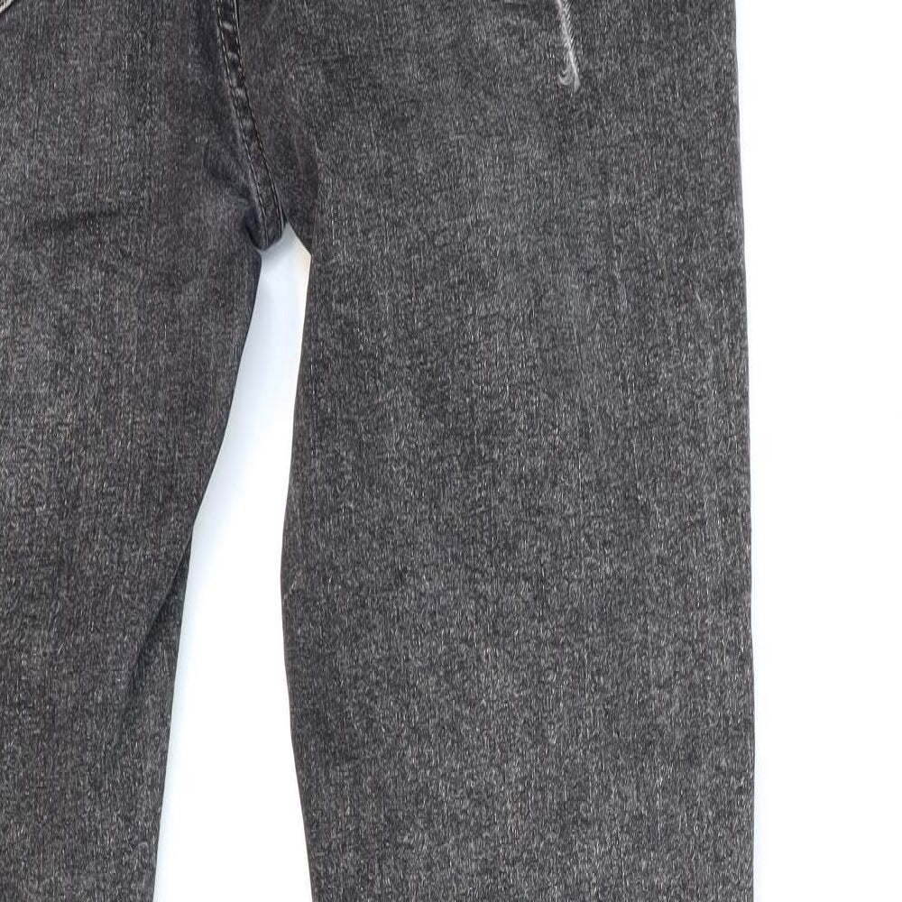Topman Mens Grey  Denim Skinny Jeans Size 34 in L32 in