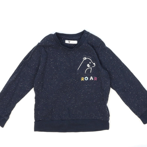 Very Baby Black   Basic T-Shirt Size 18-24 Months