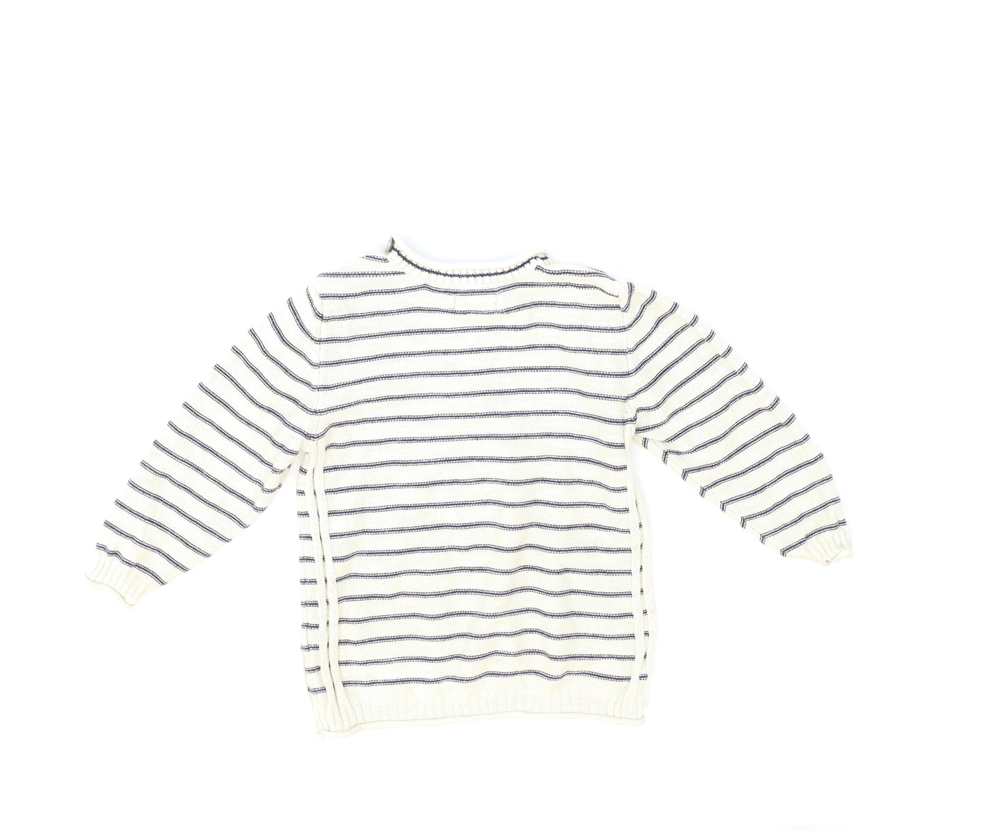 NEXT Baby White Striped  Pullover Jumper Size 12-18 Months