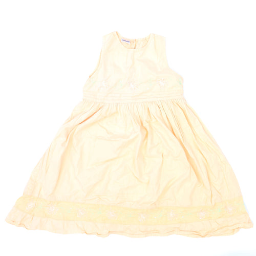 Girl2girl Girls Orange   Fit & Flare  Size 5-6 Years