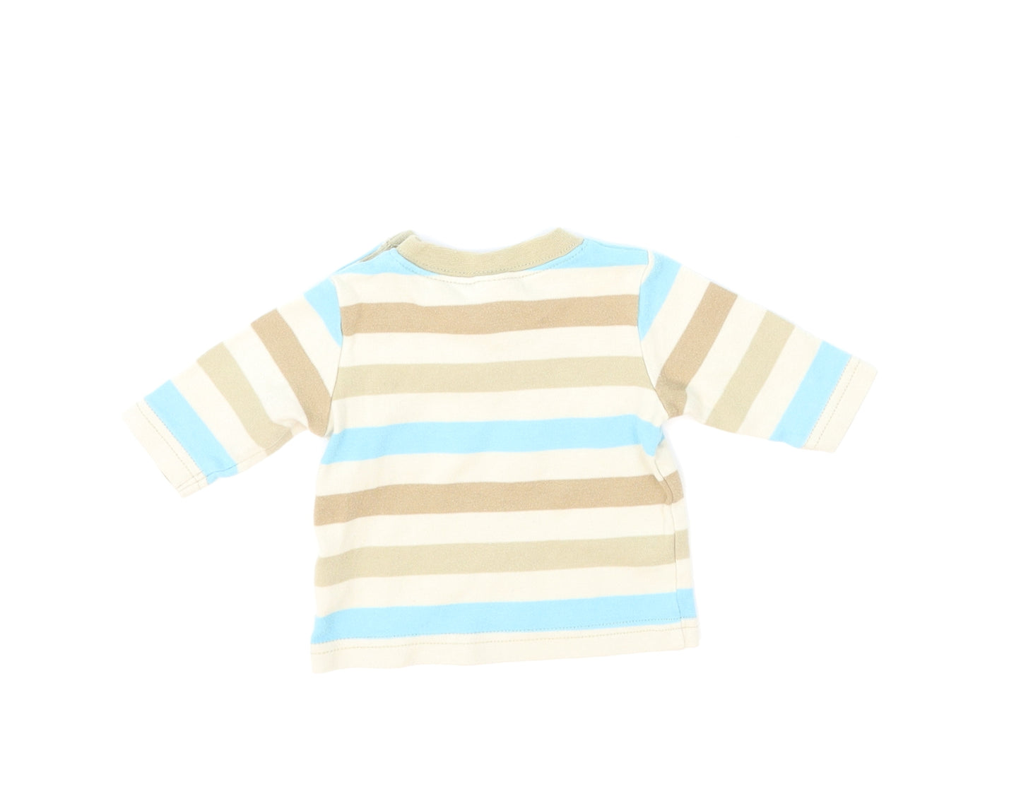 NEXT Baby Brown Striped  Basic T-Shirt Size Newborn