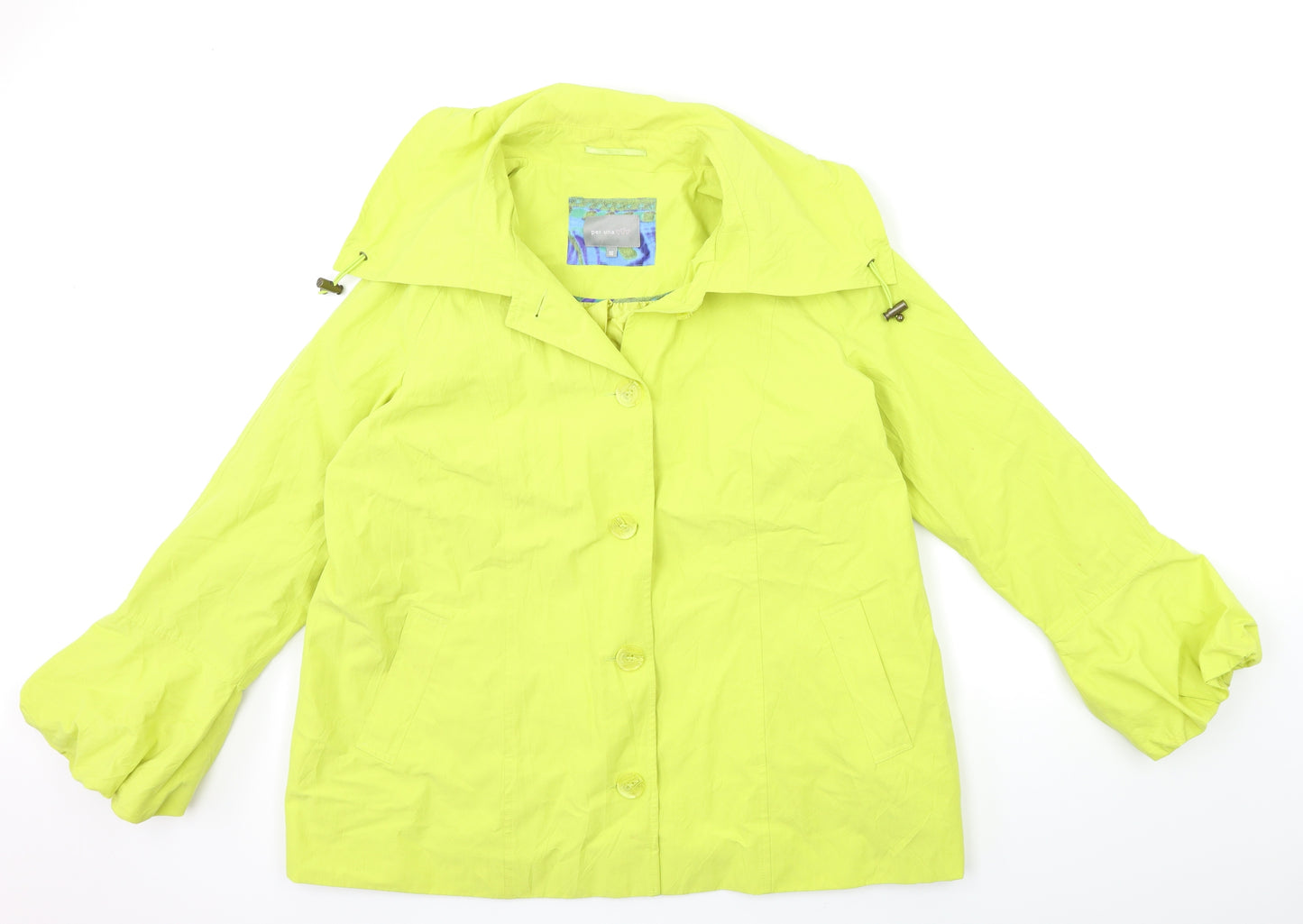 Per Una Womens Green   Jacket Coat Size 16