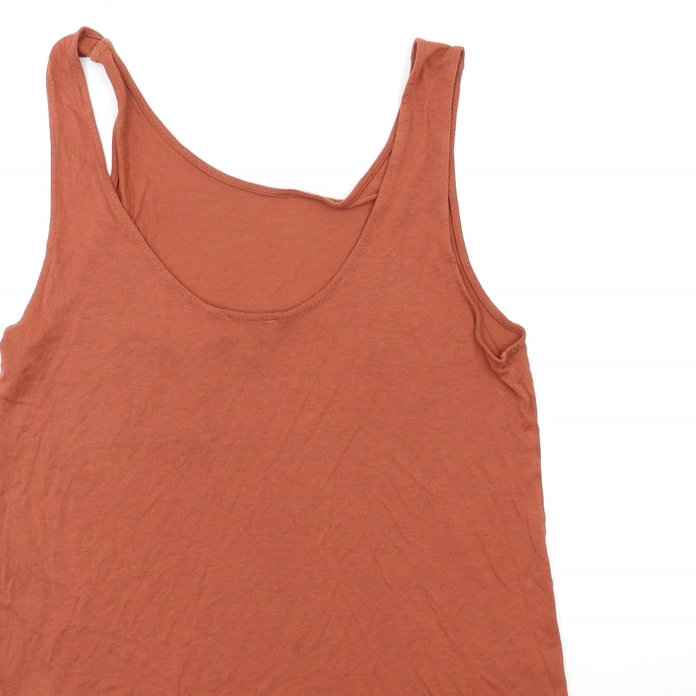 Warehouse Womens Brown   Basic Tank Size 16