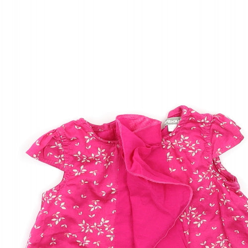 VERBADUT Baby Pink Floral  A-Line  Size 9-12 Months