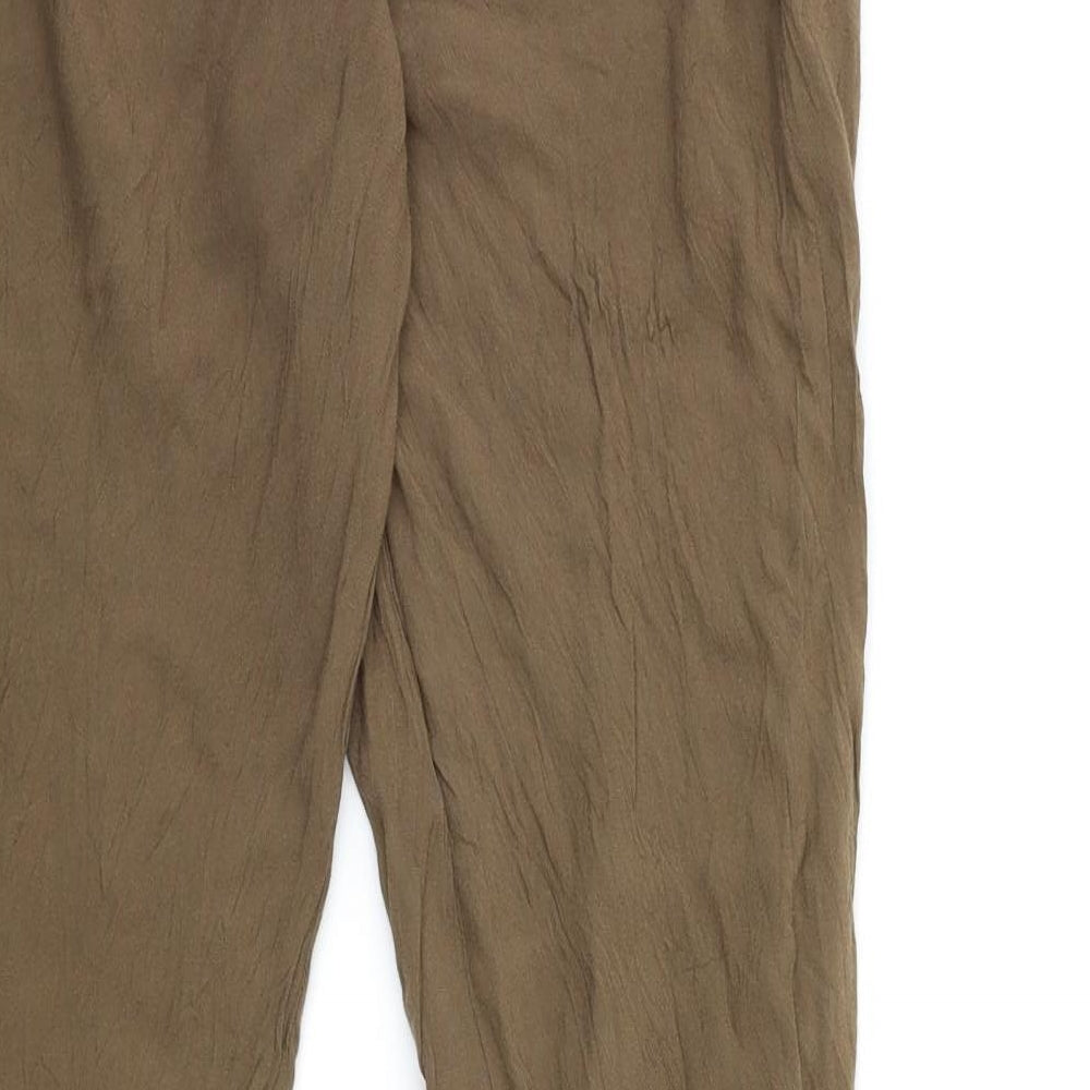 Preworn Womens Brown   Trousers  Size 28 in L30 in
