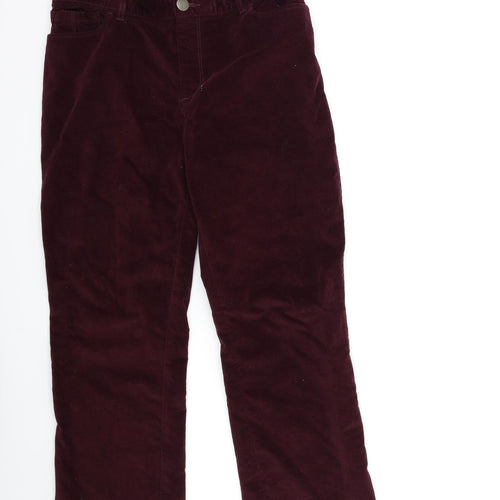 specially cut Womens Red   Trousers  Size 30 in L29 in