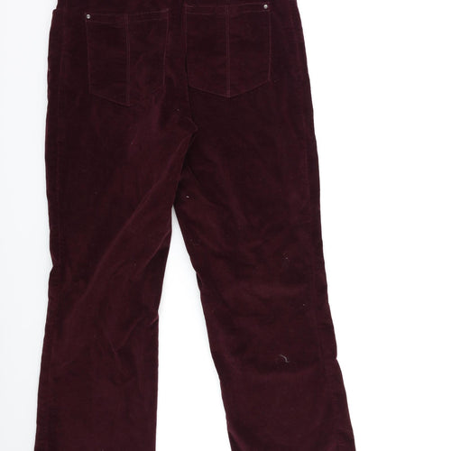 specially cut Womens Red   Trousers  Size 30 in L29 in
