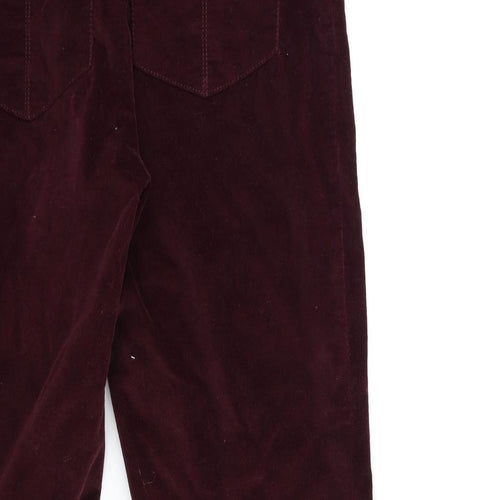 specially cut Womens Red   Trousers  Size 30 in L29 in