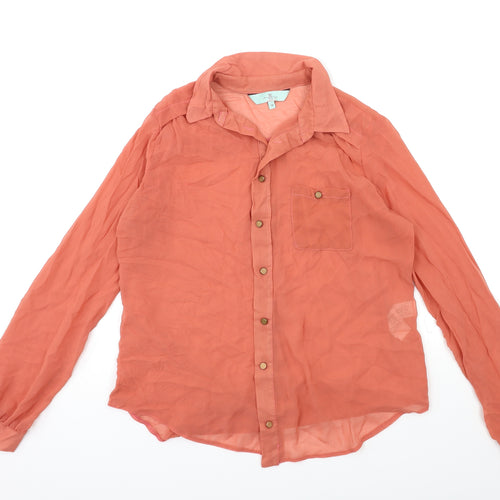 New Look Womens Red   Basic Blouse Size 10