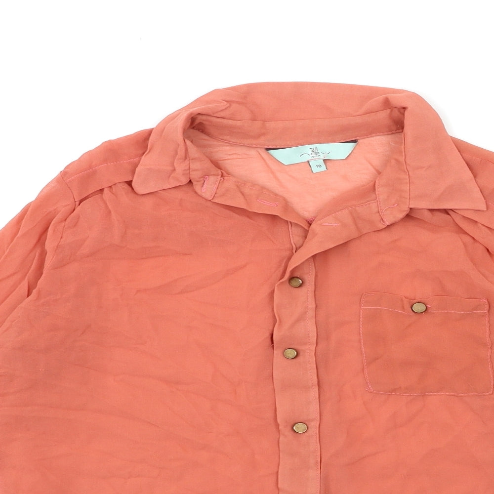 New Look Womens Red   Basic Blouse Size 10