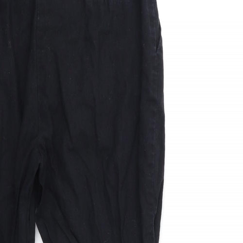 ASOS Womens Black   Cropped Trousers Size 10 L22 in