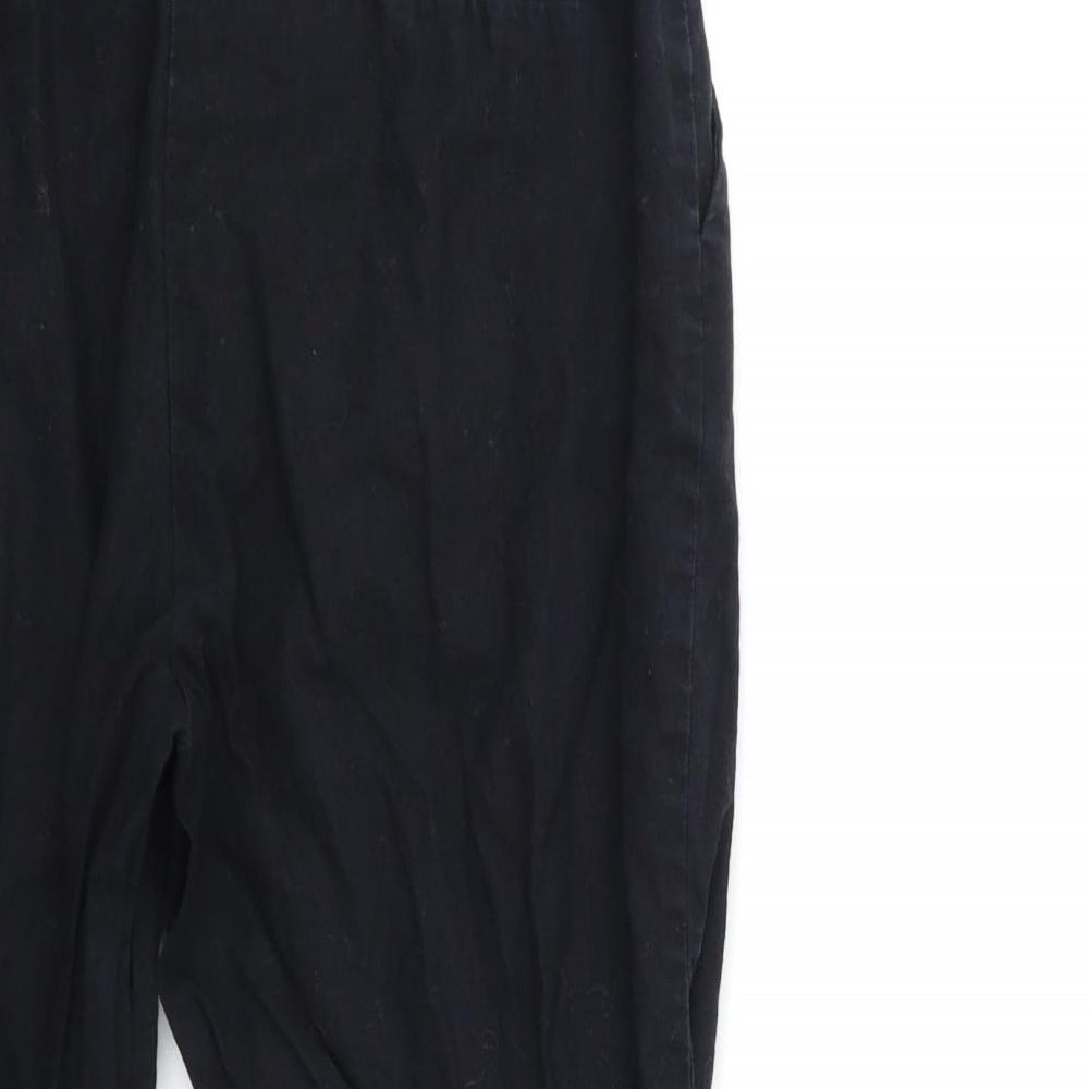 ASOS Womens Black   Cropped Trousers Size 10 L22 in