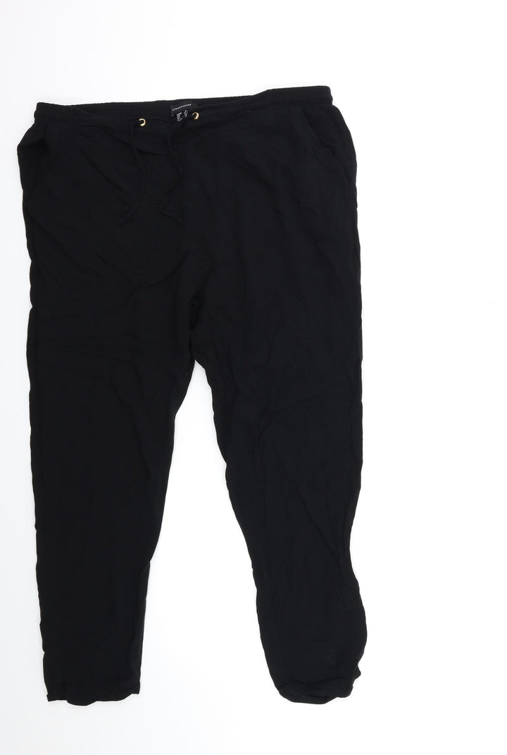 Atmosphere Womens Black   Trousers  Size 16 L26 in