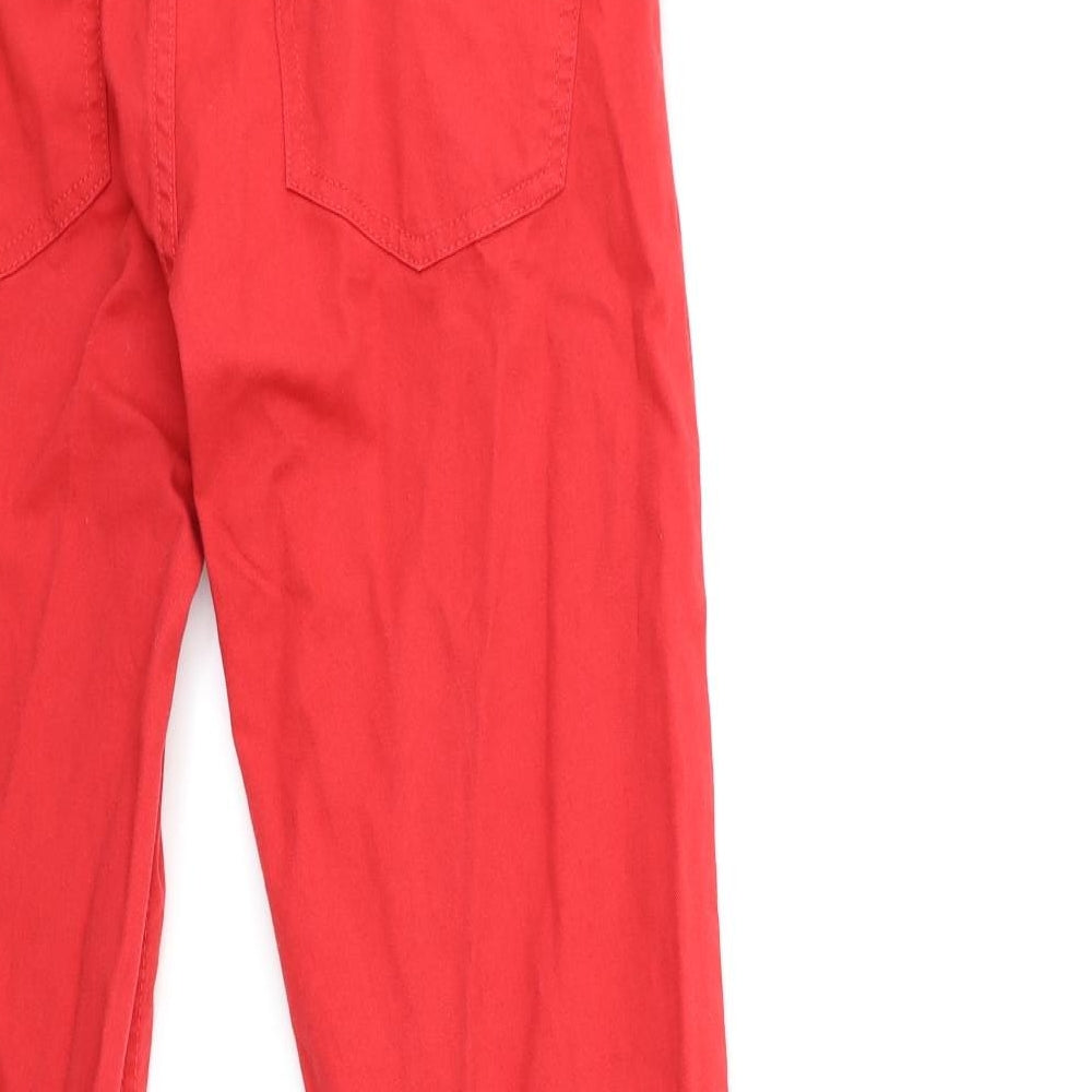 H&M Mens Red  Denim Straight Jeans Size 30 in L31 in