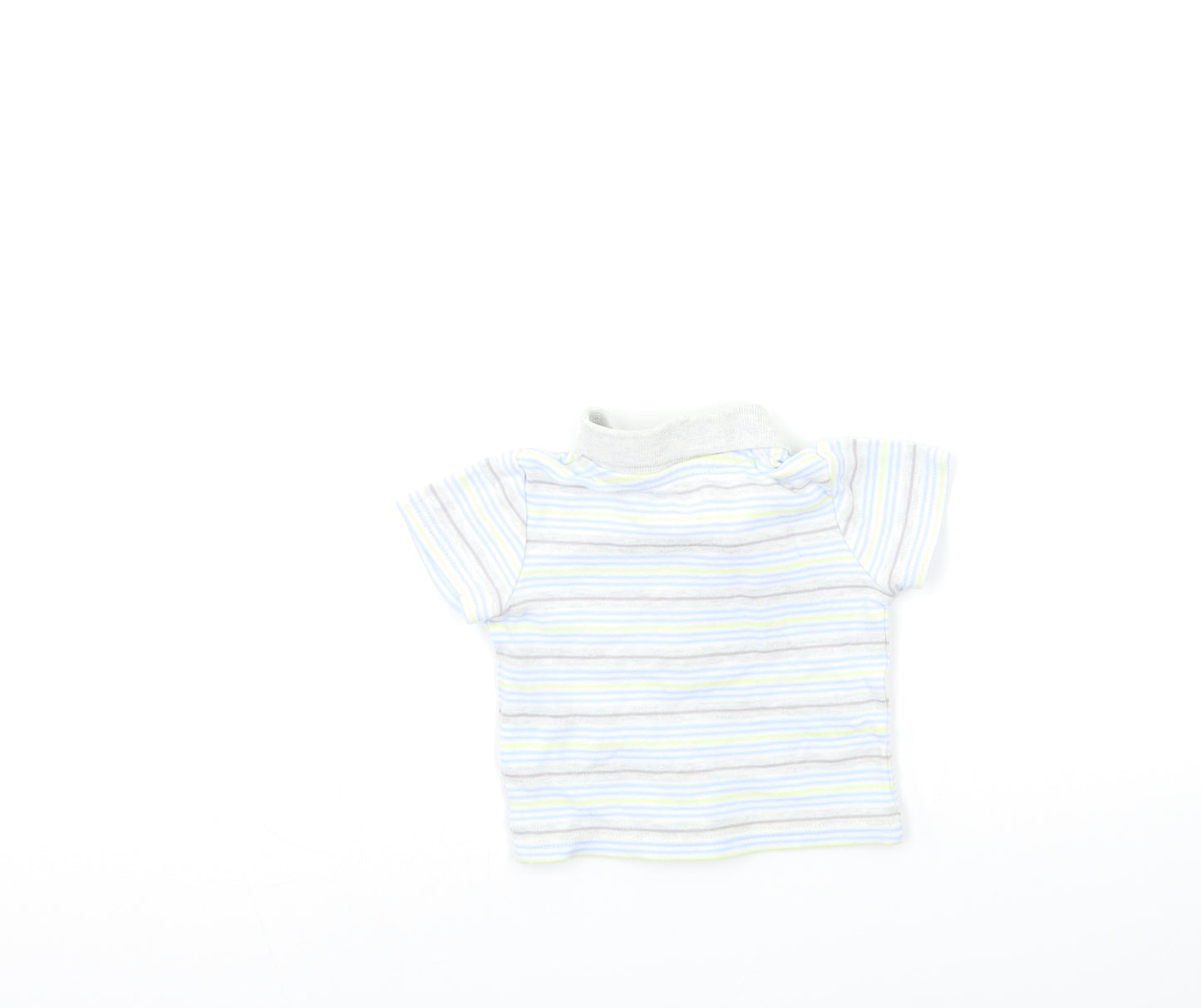 George Baby Blue Striped  Basic T-Shirt Size 3-6 Months