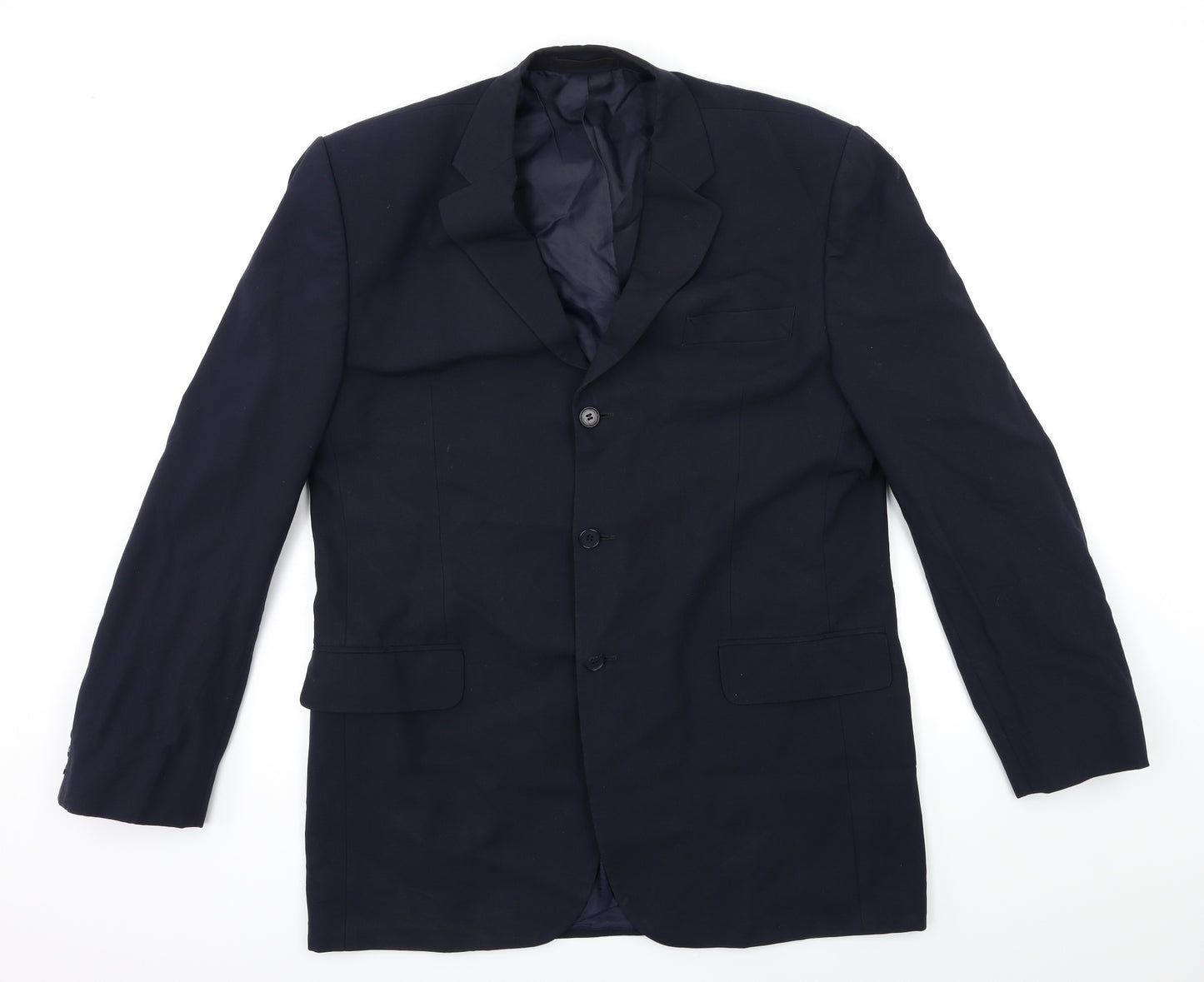 BHS Mens Blue   Jacket Suit Jacket Size 42