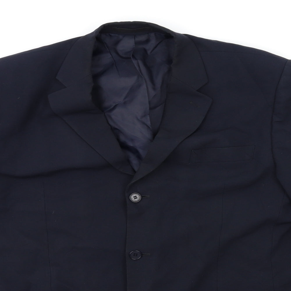 BHS Mens Blue   Jacket Suit Jacket Size 42