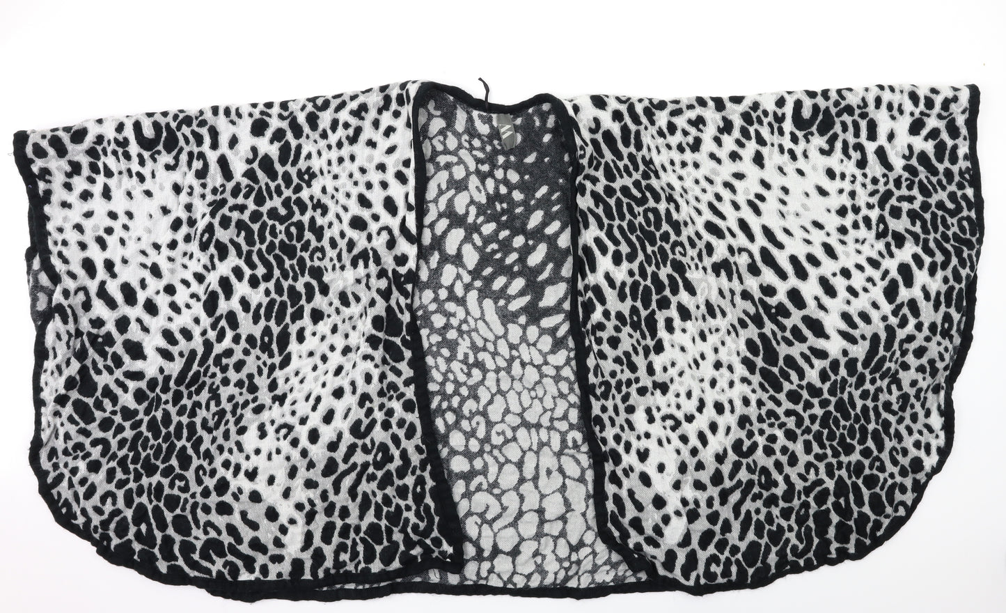 &Work Womens Grey Animal Print   Shawl/Wrap