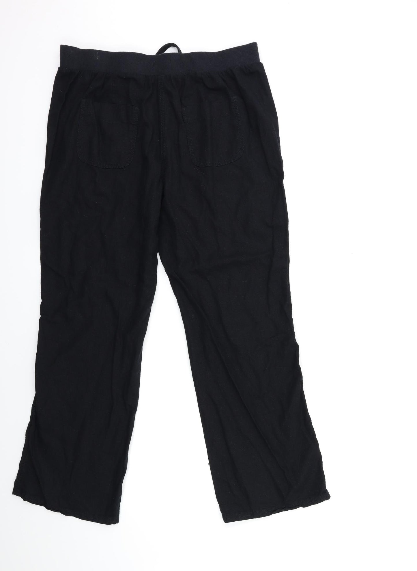 George Womens Black   Trousers  Size 14 L28 in