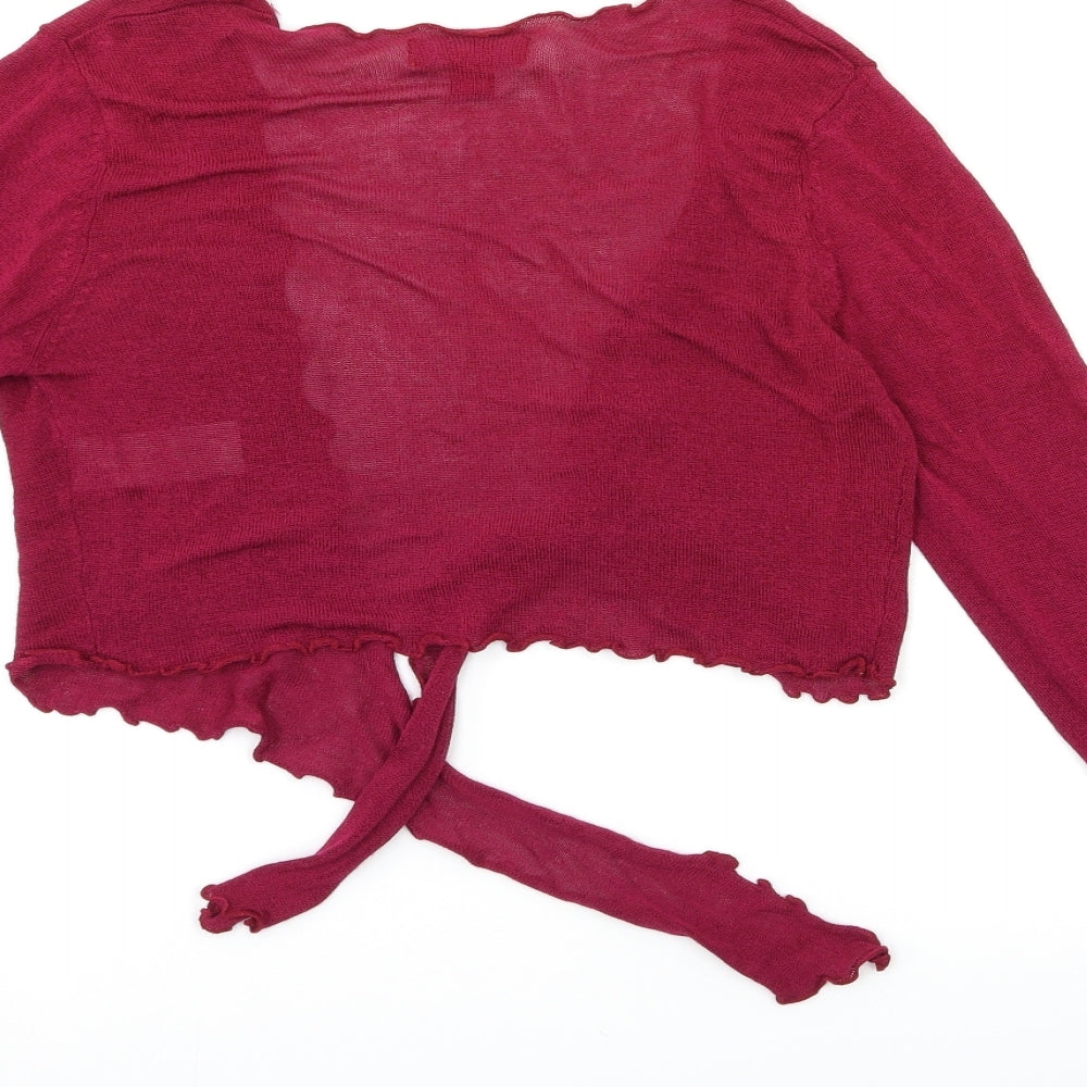 Monsoon Womens Pink  Knit Cardigan Jumper Size 8