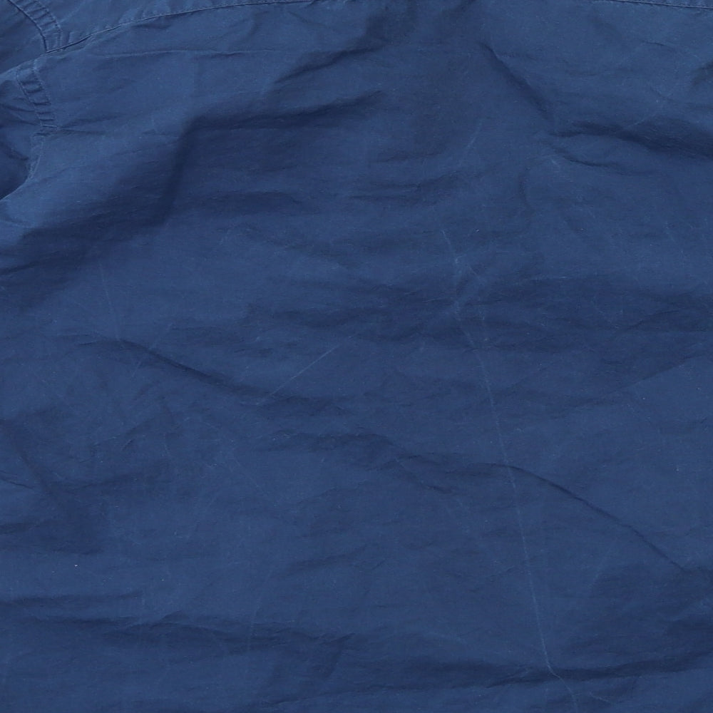 Brand Mens Blue    Button-Up Size S
