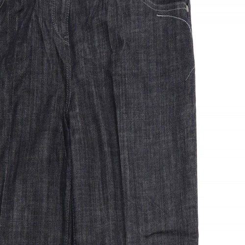 NEXT Womens Blue  Denim Flared Jeans Size 18 L31 in