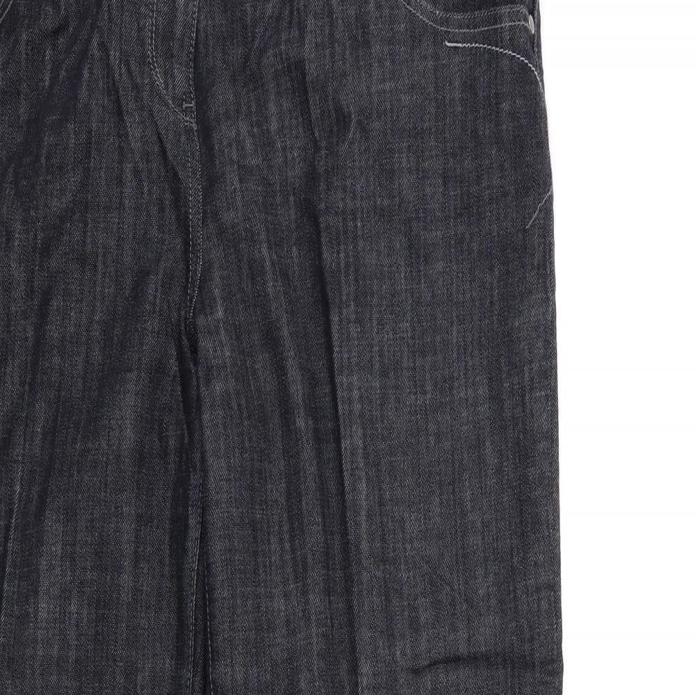 NEXT Womens Blue  Denim Flared Jeans Size 18 L31 in
