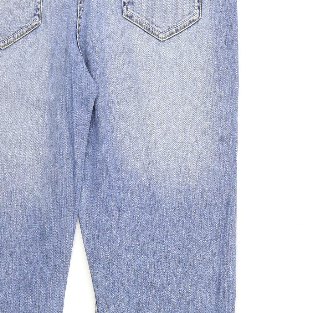 NEXT Womens Blue  Denim Flared Jeans Size 18 L30 in