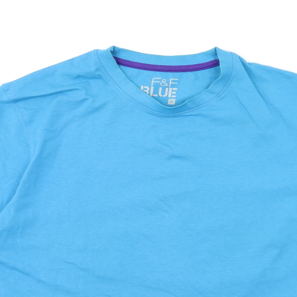 F&F Mens Blue    T-Shirt Size M