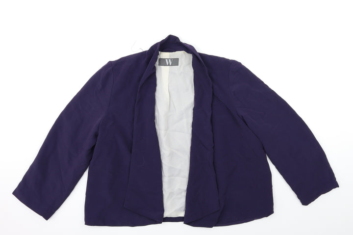 BHS Womens Blue   Jacket Blazer Size 14
