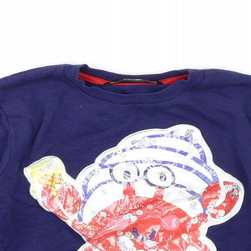 George Boys Blue   Pullover Sweatshirt Size 3 Years