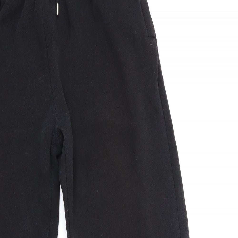Peacocks Mens Black   Sweatpants Trousers Size L L27 in