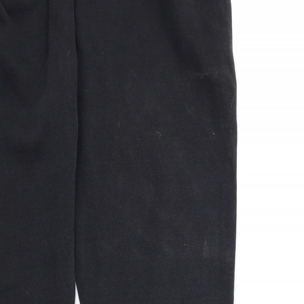 Peacocks Mens Black   Sweatpants Trousers Size L L27 in