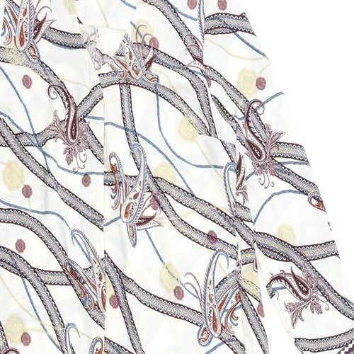 H&M Womens White Floral  Shift  Size 12
