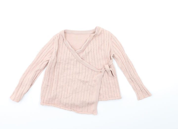 George Baby Pink   Cardigan Jumper Size 18-24 Months