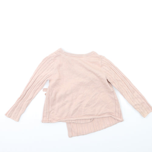 George Baby Pink   Cardigan Jumper Size 18-24 Months