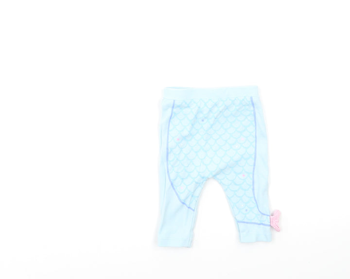 Nutmeg Baby Blue Capri Trousers Size 0-3 Months