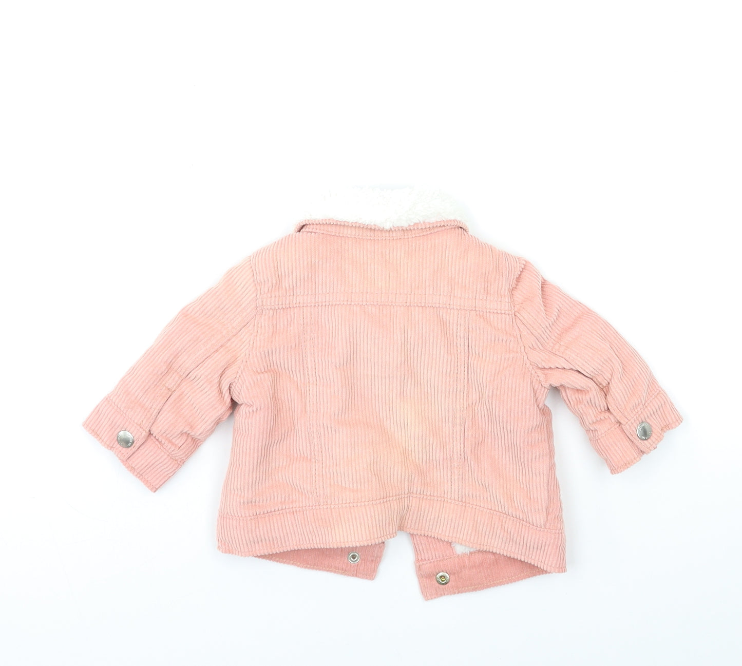 Primark Baby Pink  Corduroy Jacket Coat Size 3-6 Months