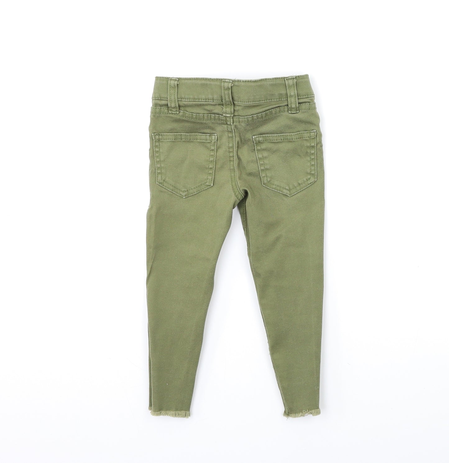 Denim & Co. Baby Green  Denim Snow Pants Jeans Size 12-18 Months