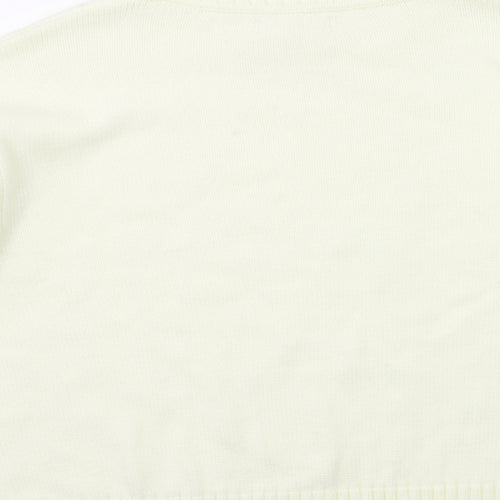 Preworn Womens White  Knit Pullover Jumper Size M