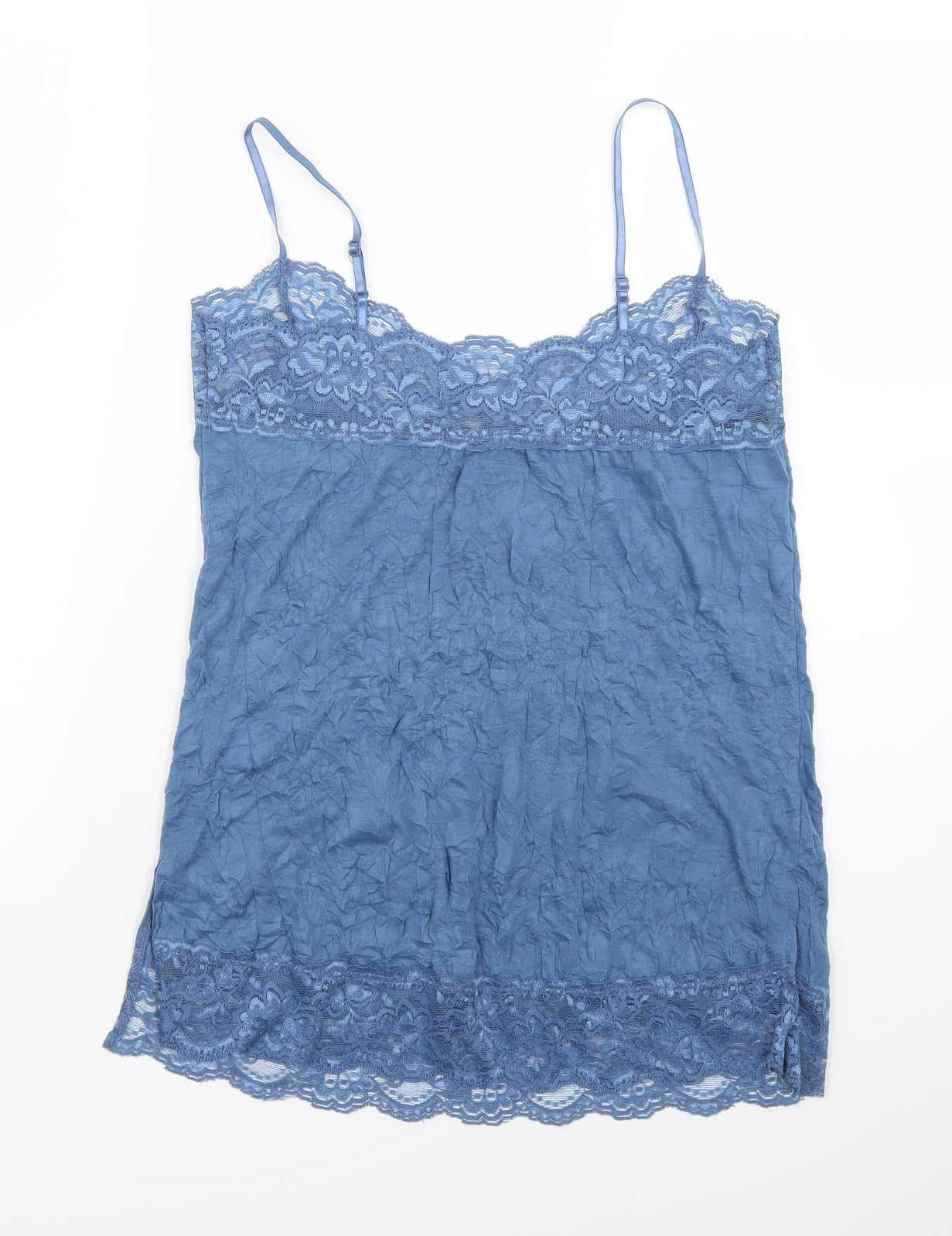 Primark Womens Blue   Capri Pyjama Top Size 12